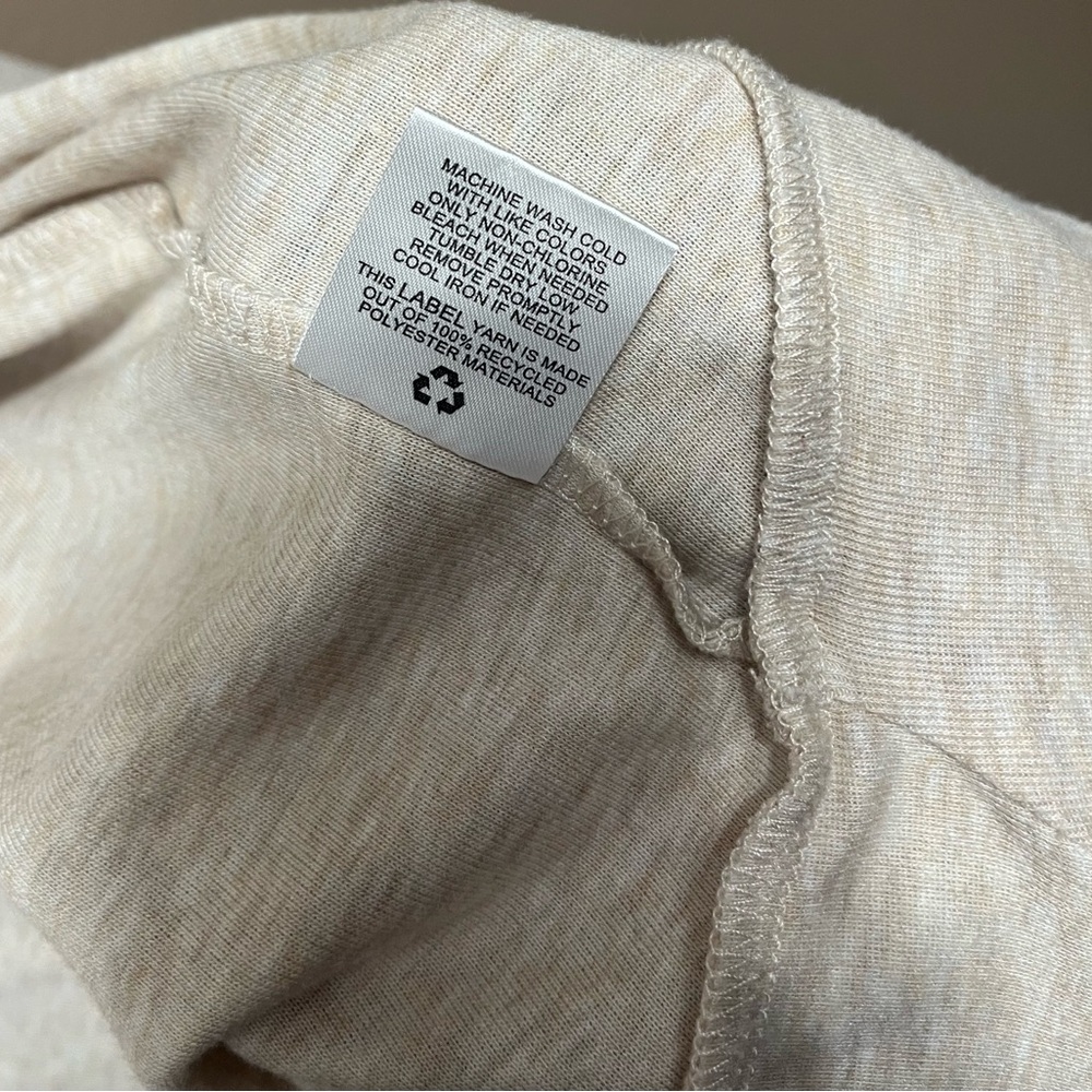 Olive + Oak Women's Sweater Size Small Open Front Cardigan Long Sleeve Cream - Picture 14 of 17